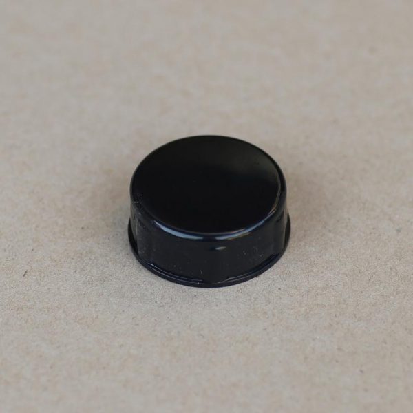 38mm Cap | Black | Fitted Pressure Seal