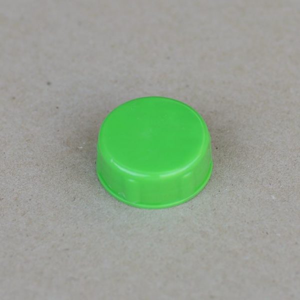 38mm Cap | Lime Green | Fitted Pressure Seal